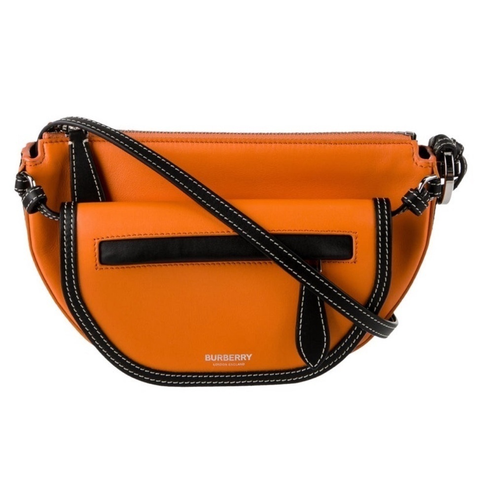 Burberry Orange Mini Double Olympia Bag